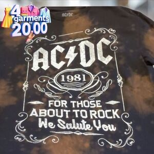 ACDC Tshirt bleached size L